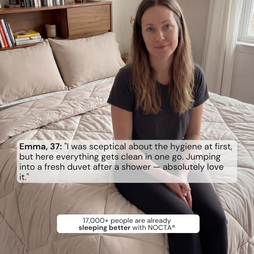 NOCTA® – The 2-in-1 Duvet. No cover needed