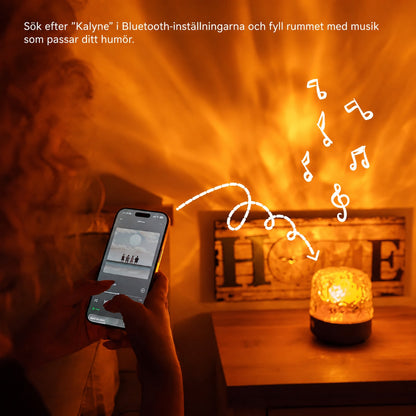 Kalyne® – stämningslampa 3 i 1 för lugna kvällar